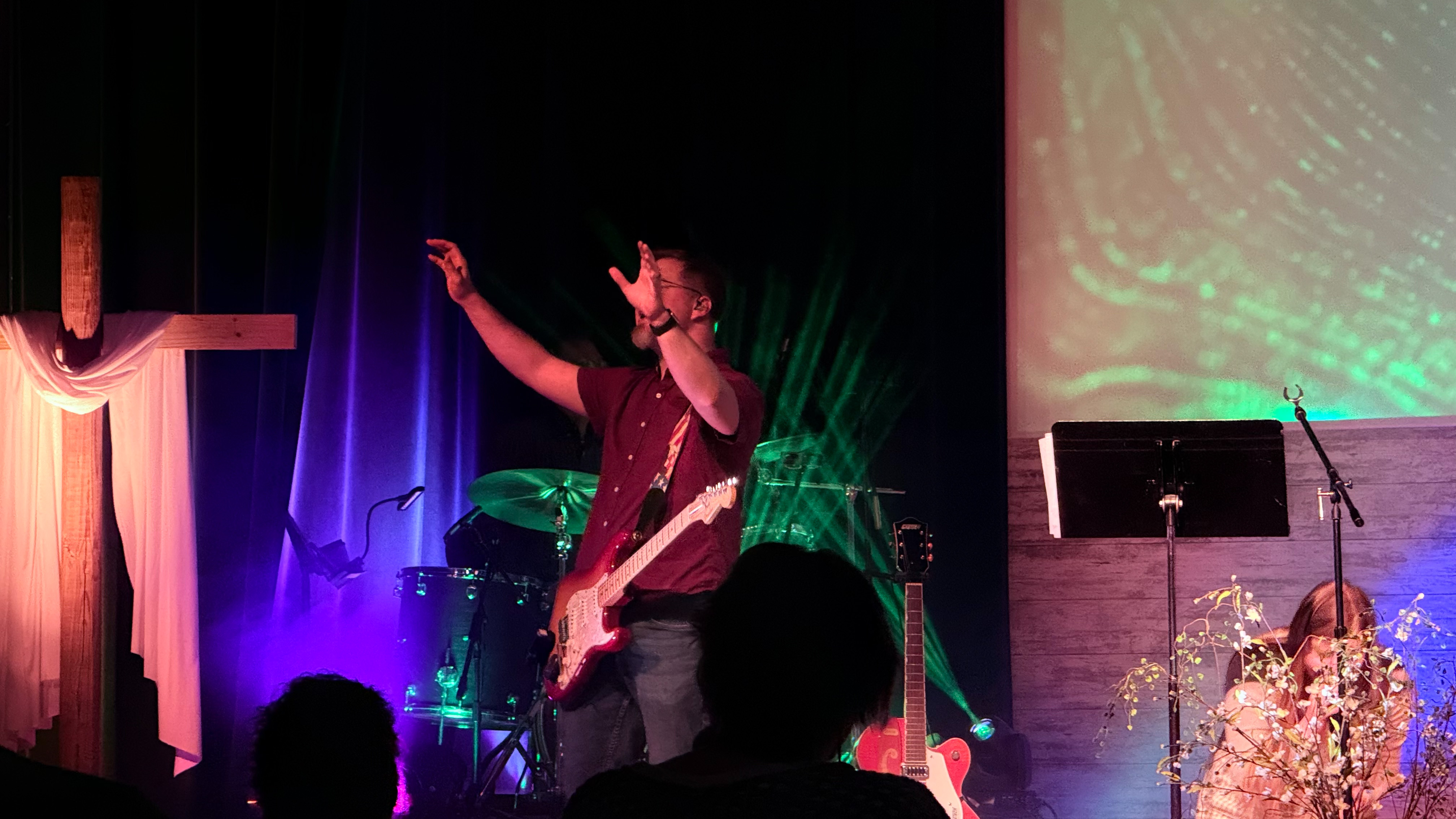 Worship leader at River Bluff Fellowship